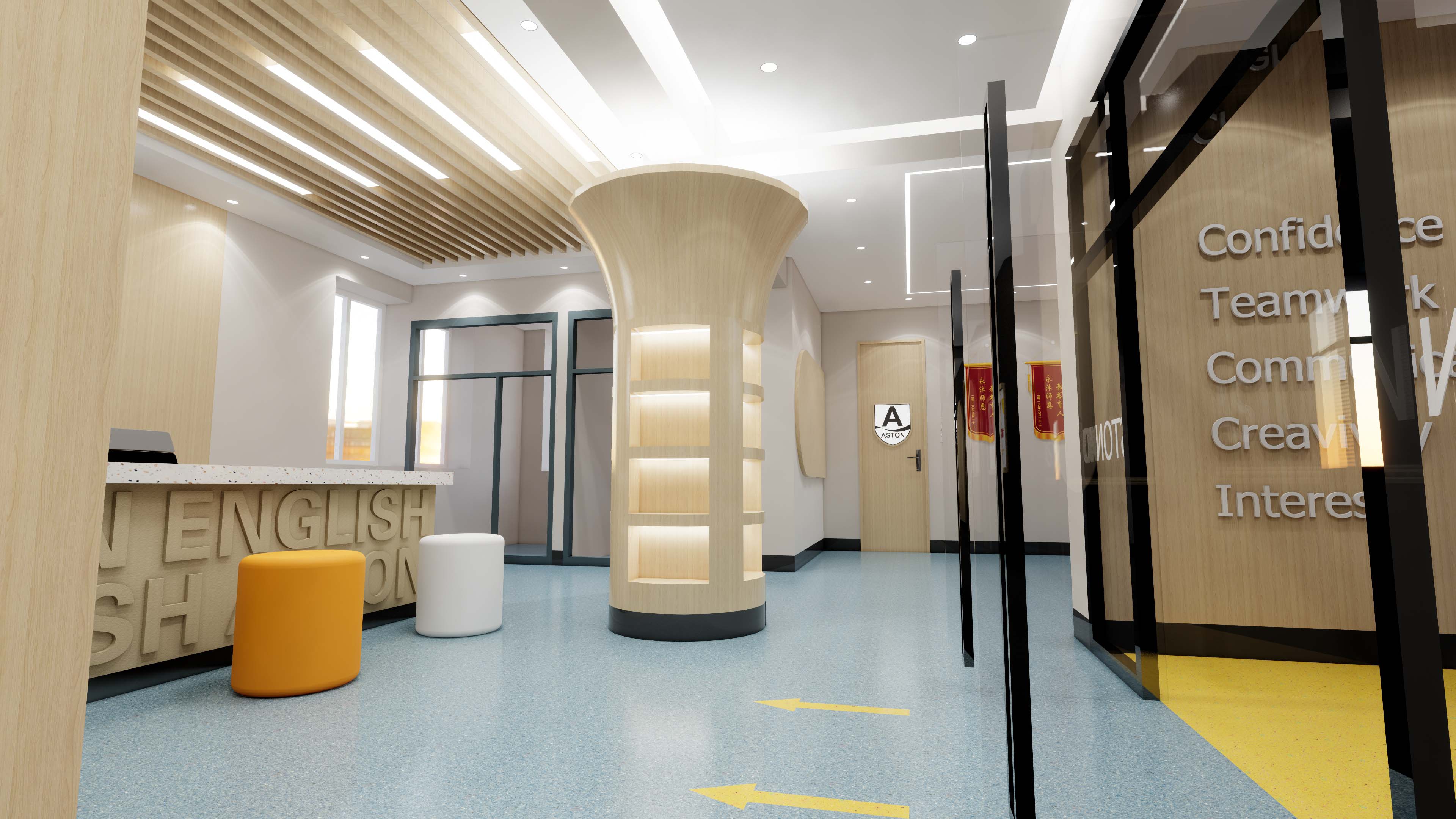 公共走廊效果图1